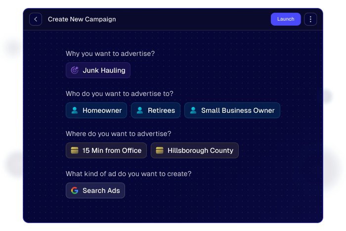 Launch your campaigns to google