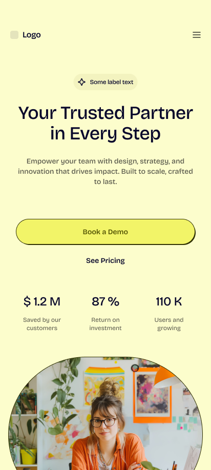 Mobile Landing Page 2